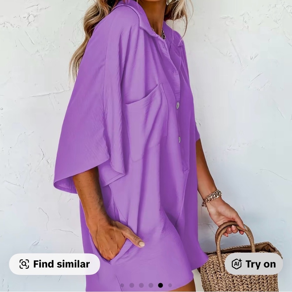 NWT Purple Women’s Romper